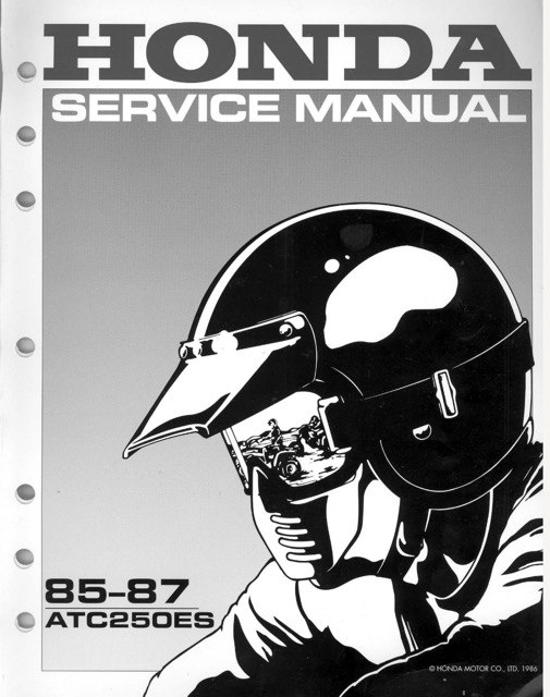 1985-1987 Honda ATC250ES Service Repair Manual