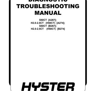 Hyster B267 (S50CT) Forklift Service Repair Manual