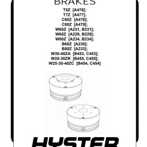 Hyster C453 (W20ZR, W30ZR, W40Z) Forklift Service Manual