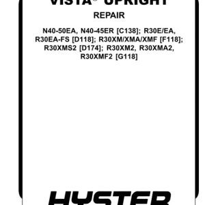 Hyster C174 (R30XMS) Forklift Service Repair Manual