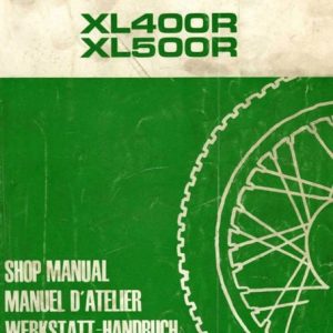 1982 Honda XL400R ,XL500R Service Manual
