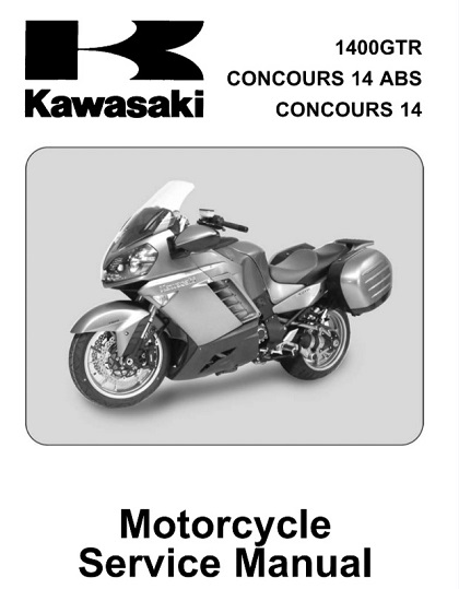 2008 Kawasaki 1400GTR Concours14 ABS Concours14 Service Manual