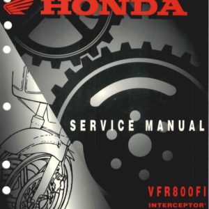 1998-2001 Honda VFR800FI Interceptor Service Manual