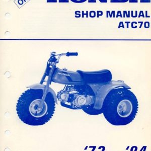 1973-1984 Honda ATC70 Service Shop Manual