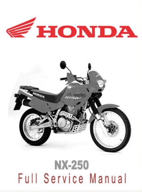 1988-1990 Honda NX250 Service Manual