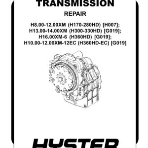 Hyster G019 Forklift Service Repair Manual